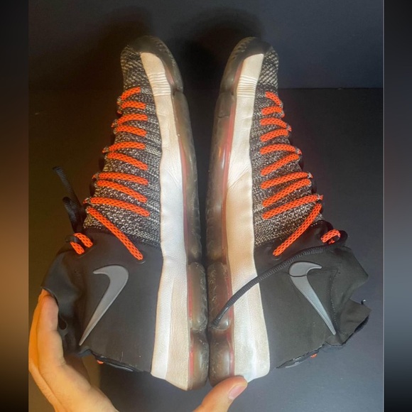 KD 9 Elite Dark Grey Hyper Orange - Picture 3 of 7